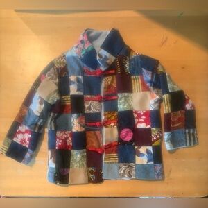 One of a Kind Colourful Handmade Patchwork Chinese Style Child’s Jacket